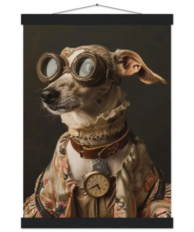 Schoolposter van een Sloughi hond