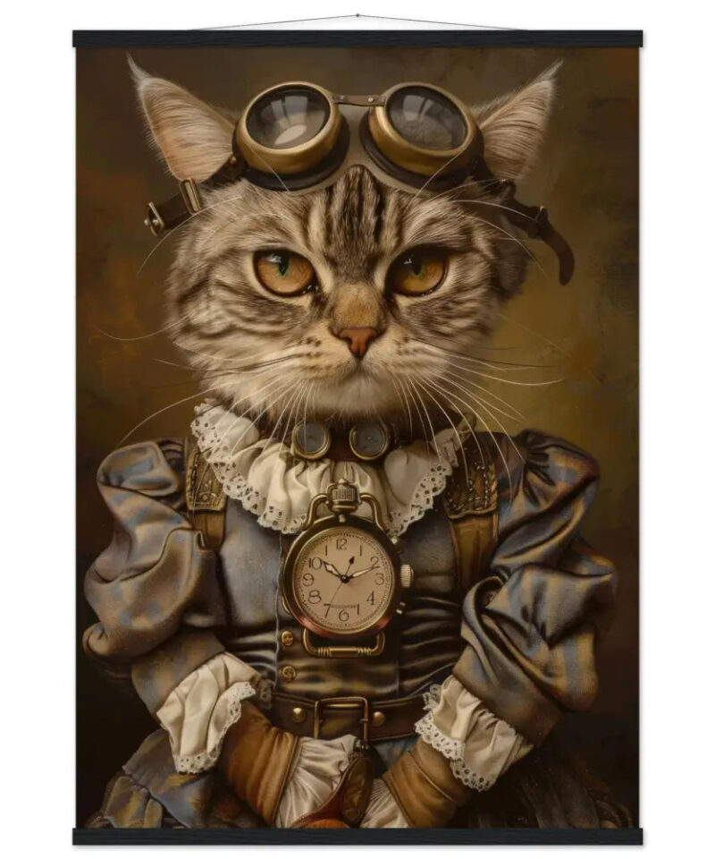 Schoolposter van een vrouwelijke Aphrodite Reuzenkat