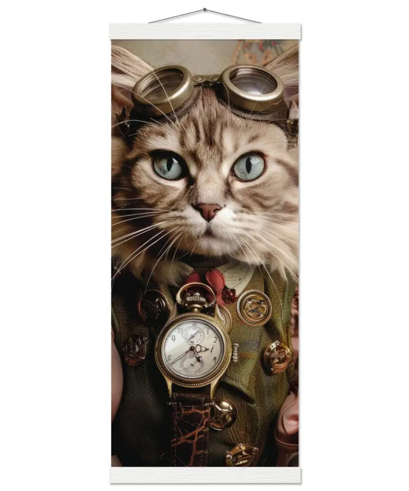 Schoolposter van een vrouwelijke Ocicat kat