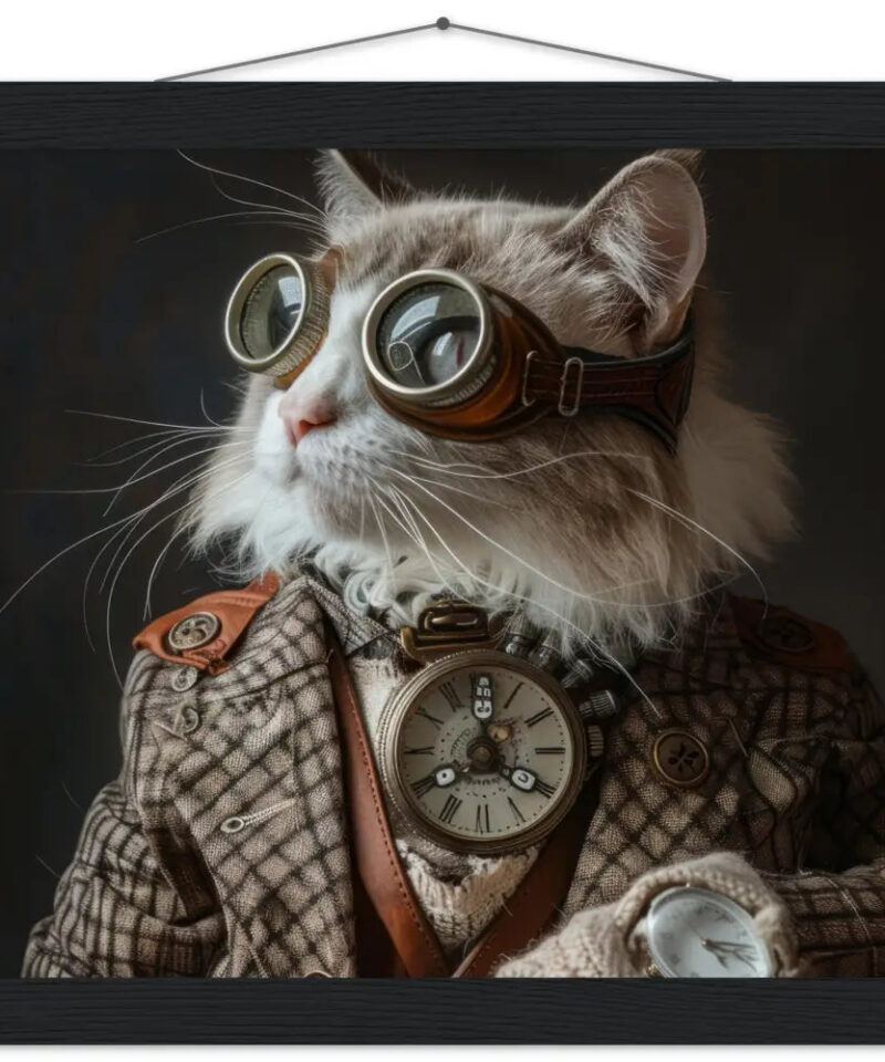 Schoolposter van een mannelijke Javaanse kat