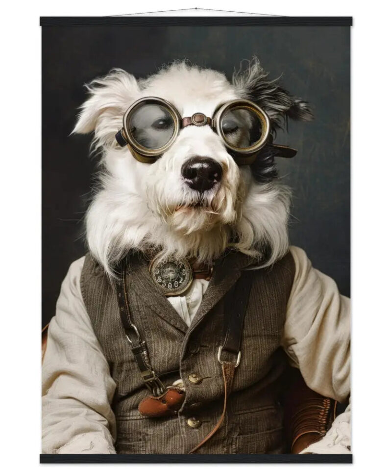 Schoolposter van een ijslandse herdershond